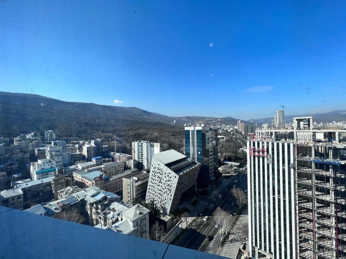 Apartment In Axis Towers, Tbilisi Business Center Exteriör bild
