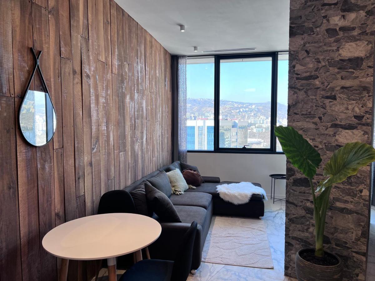 Apartment In Axis Towers, Tbilisi Business Center Exteriör bild